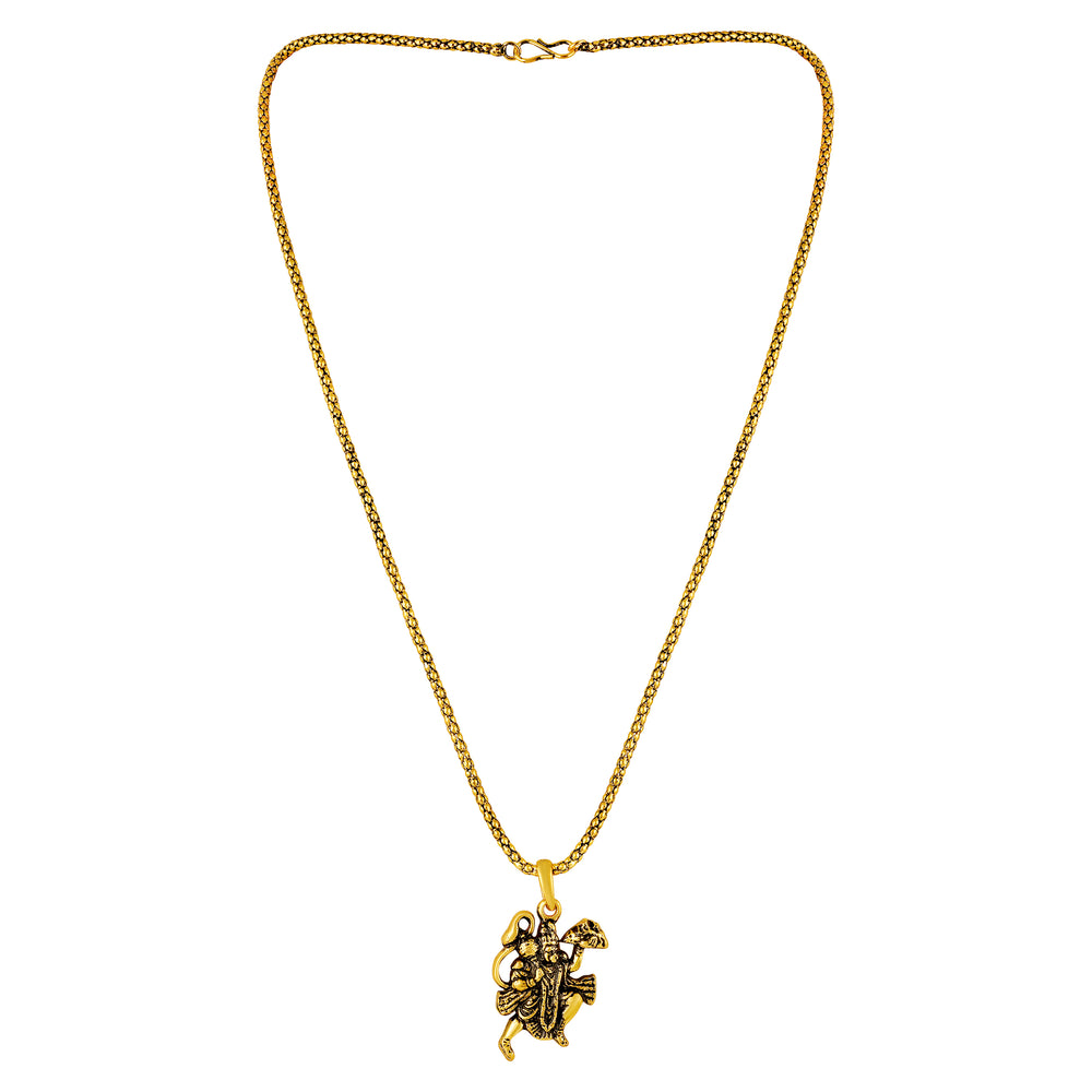 God Hanuman Pendant Locket with Chain