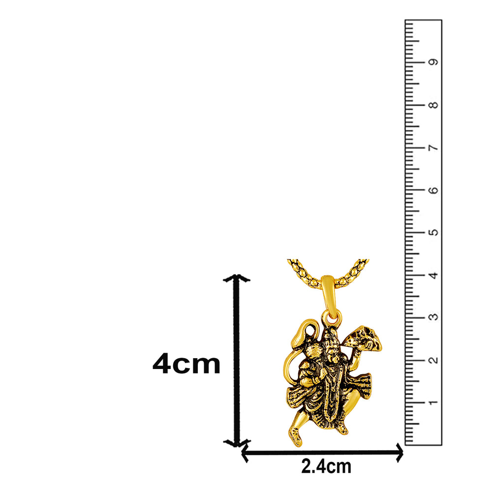 God Hanuman Pendant Locket with Chain