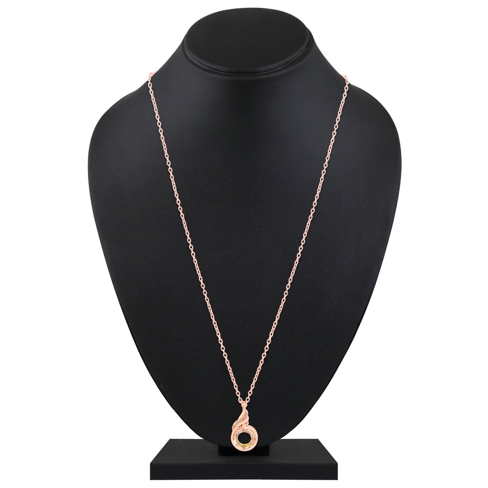 Elegant Rose Gold Round