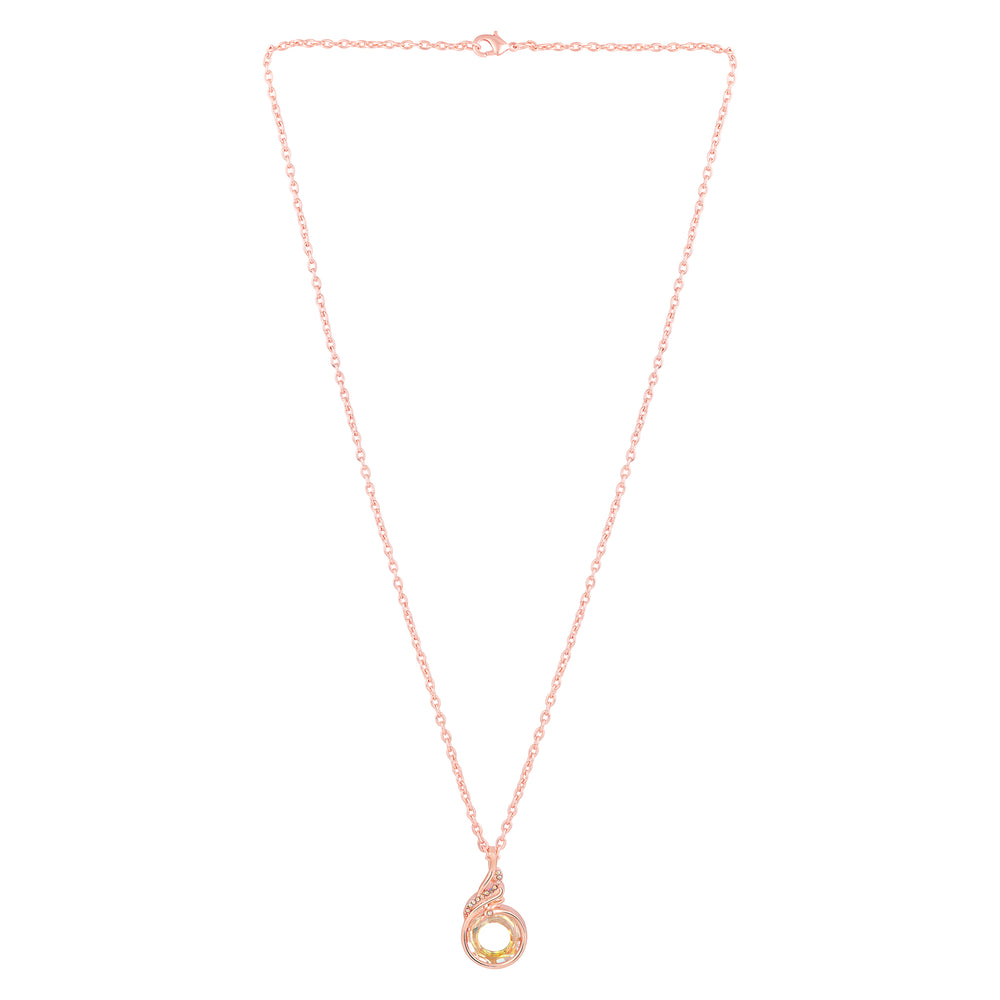 Elegant Rose Gold Round