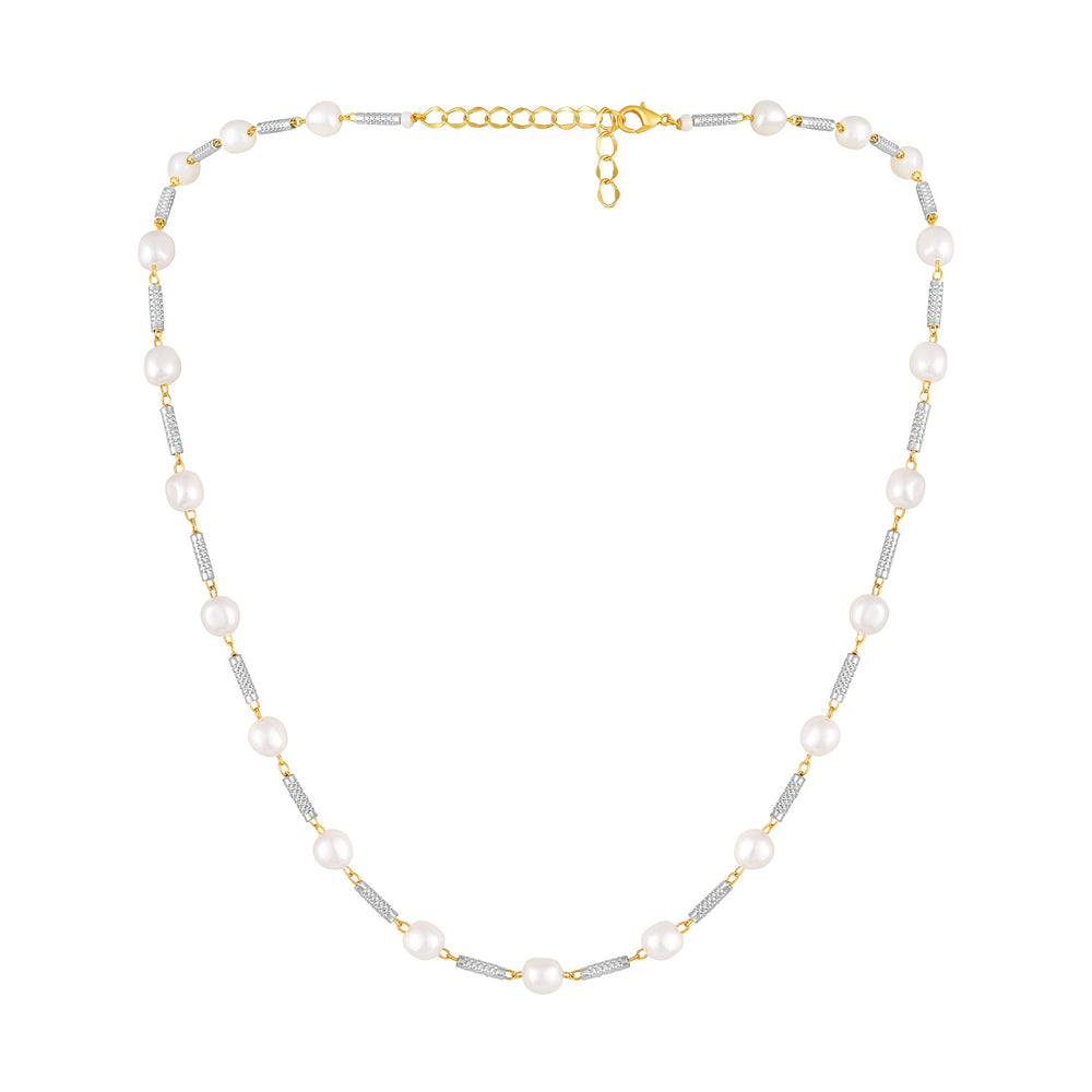 Party Wear Artificial Pearls Beaded Necklace