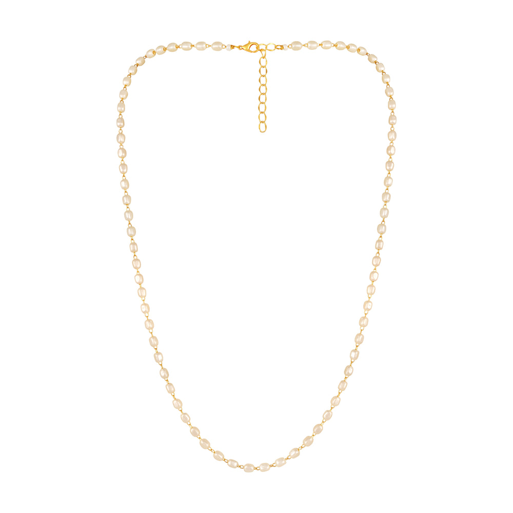 Party Wear Artificial Pearls Beaded Necklace