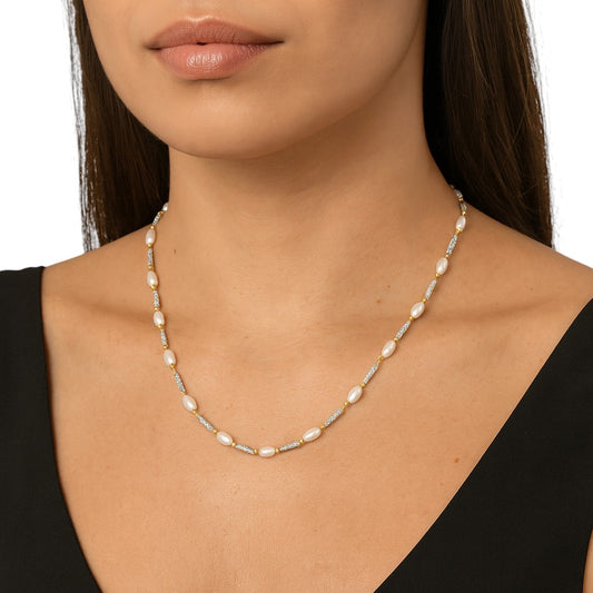 Party Wear Artificial Pearls Beaded Necklace