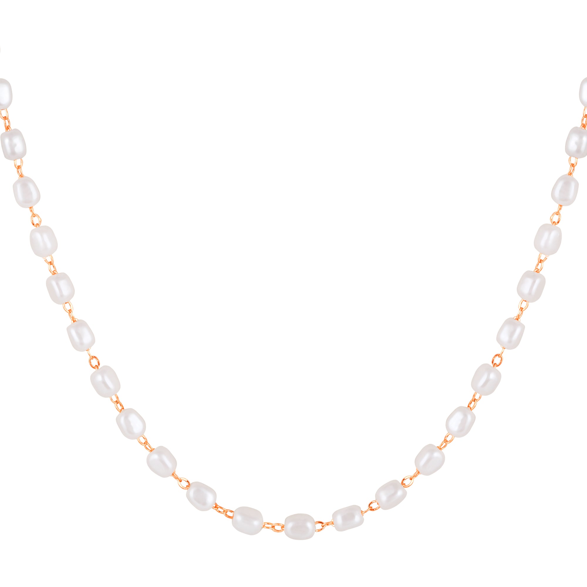 Party Wear Artificial Pearls Beaded Necklace