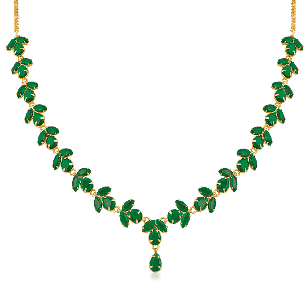Elegant Designer Crystal Necklace