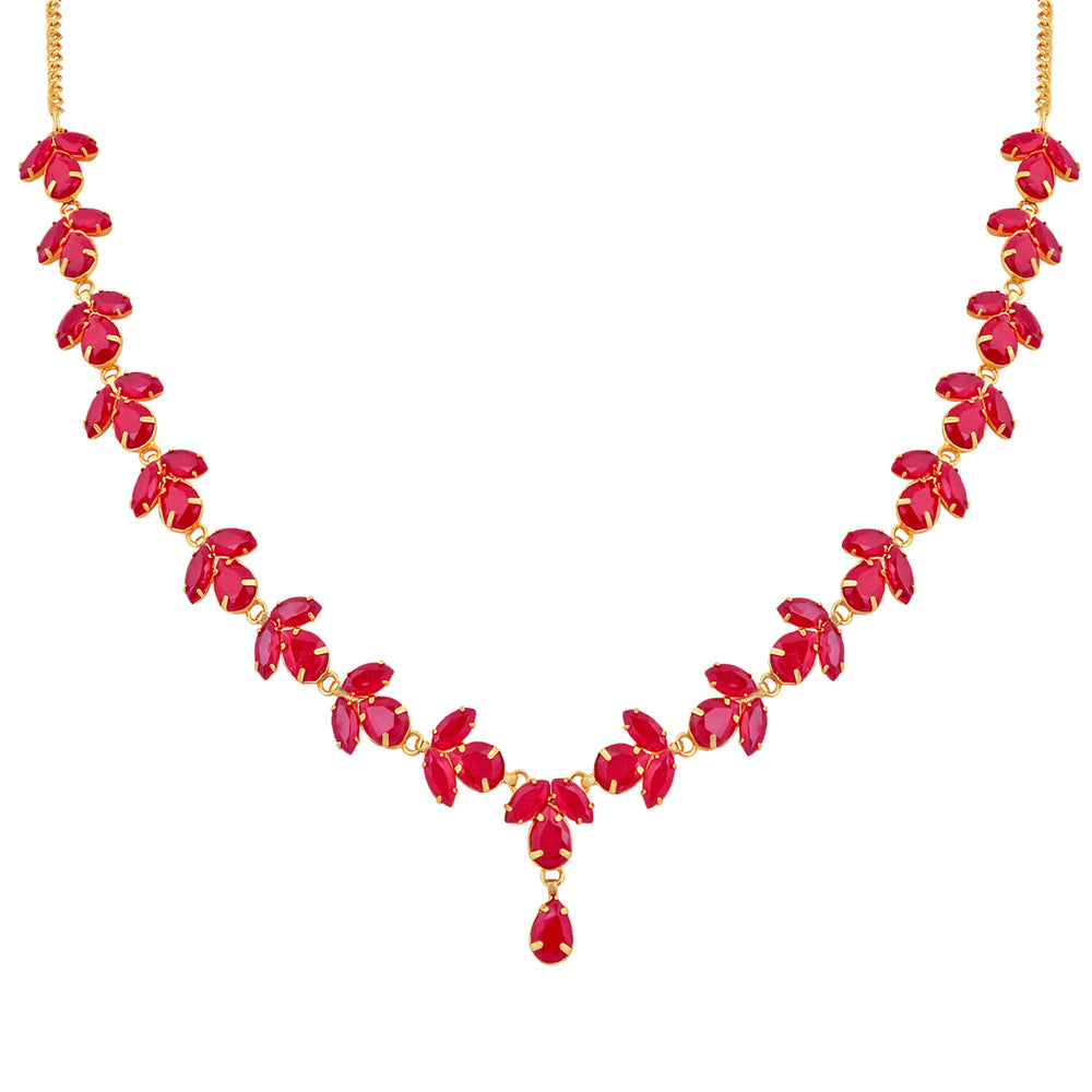 Elegant Designer Crystal Necklace