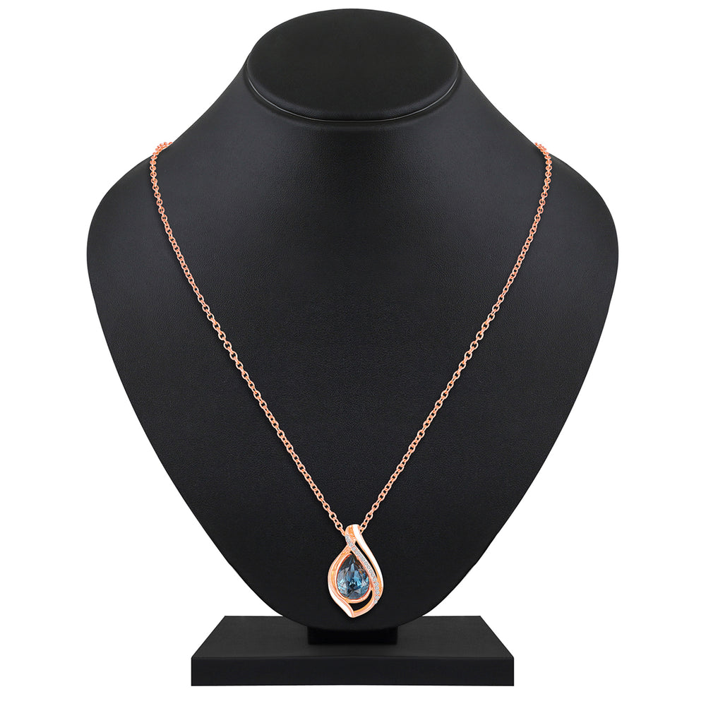 Water Drop Pendant with Chain