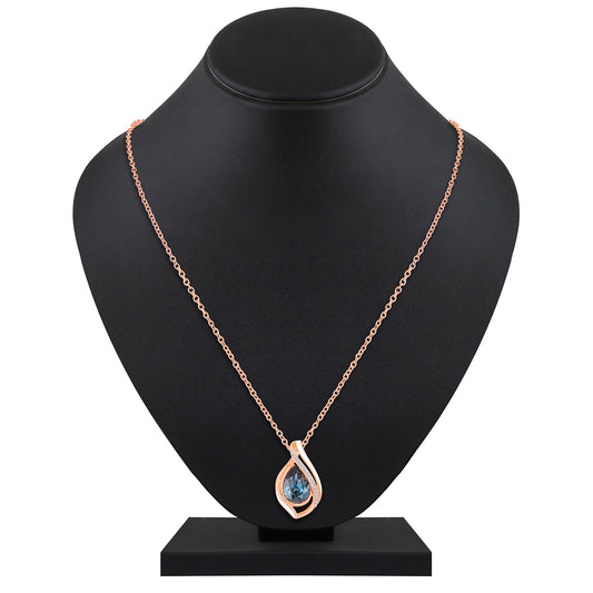 Water Drop Pendant with Chain