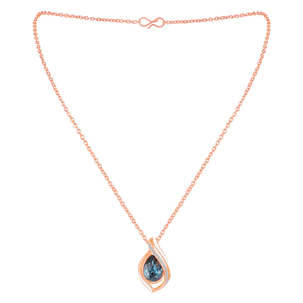Water Drop Pendant with Chain