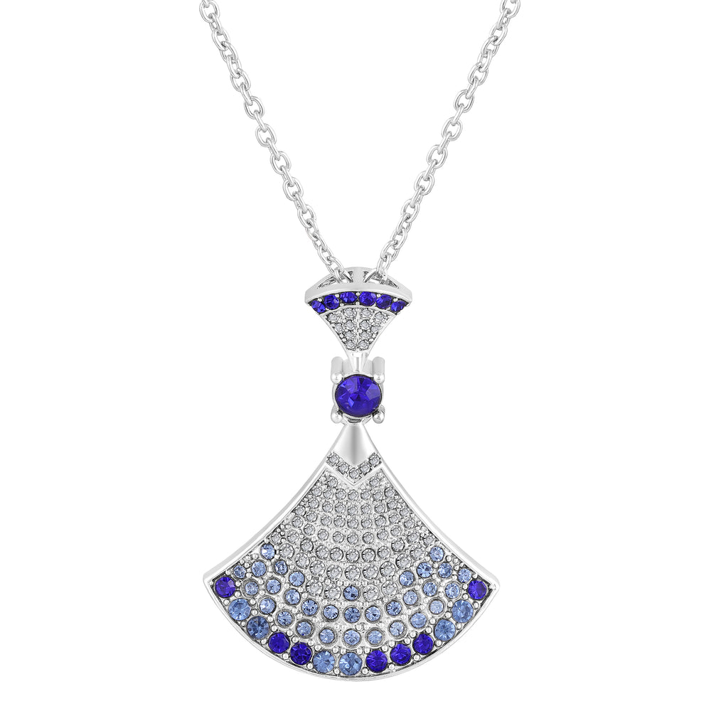 Gradient Big Skirt Pendant Necklace