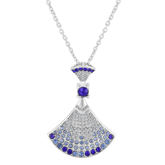 Gradient Big Skirt Pendant Necklace
