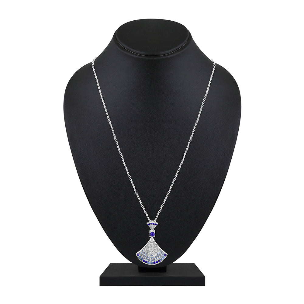 Gradient Big Skirt Pendant Necklace