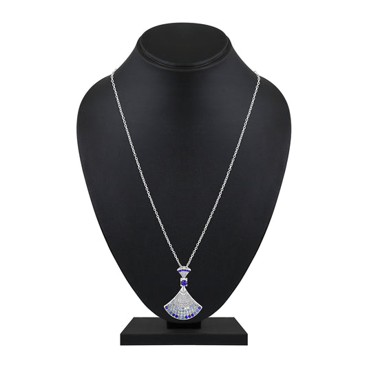 Gradient Big Skirt Pendant Necklace