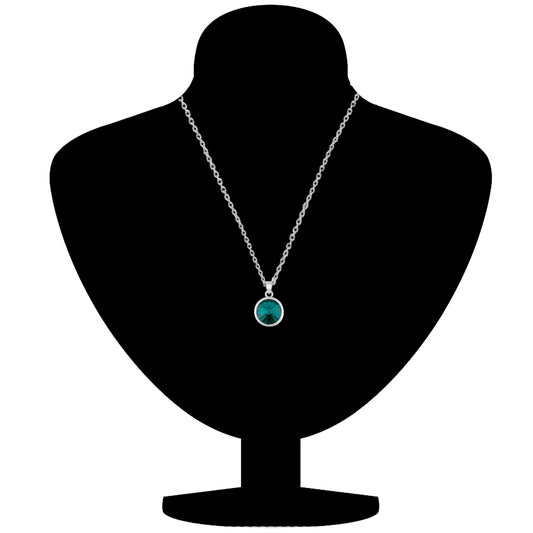 Sparkling Solitaire Cubic Zirconia Pendant