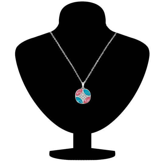 Glorious Multicolour Crystal Pendant