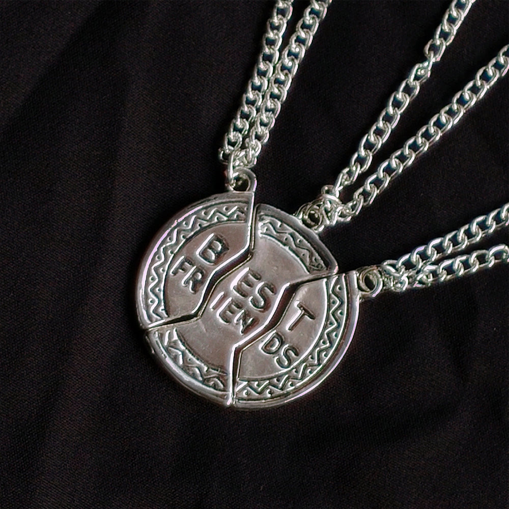 Designer Combo of Three Best Friends forever Unisex pendant