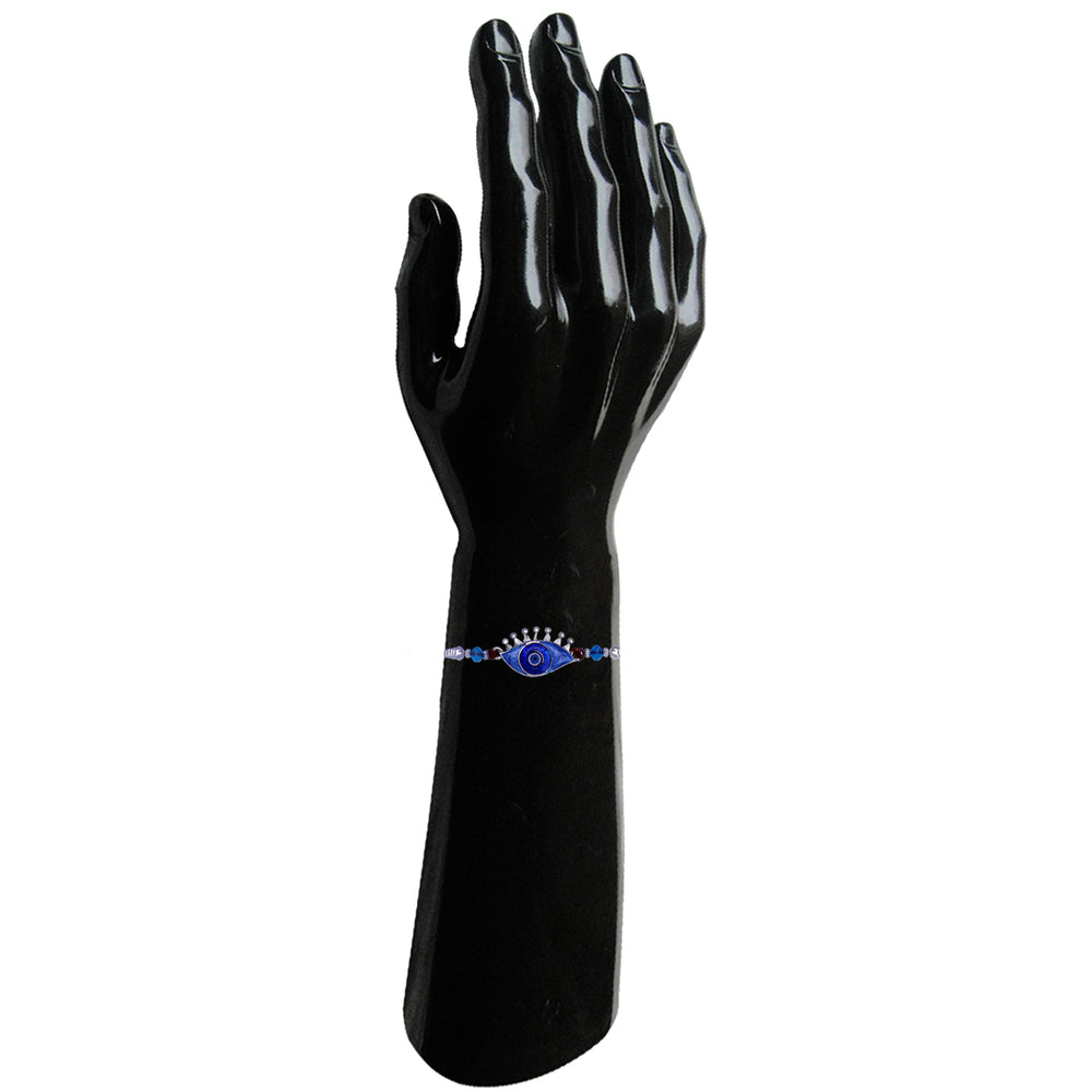 Auspicious Evil Eye Meenakari work Rakhi