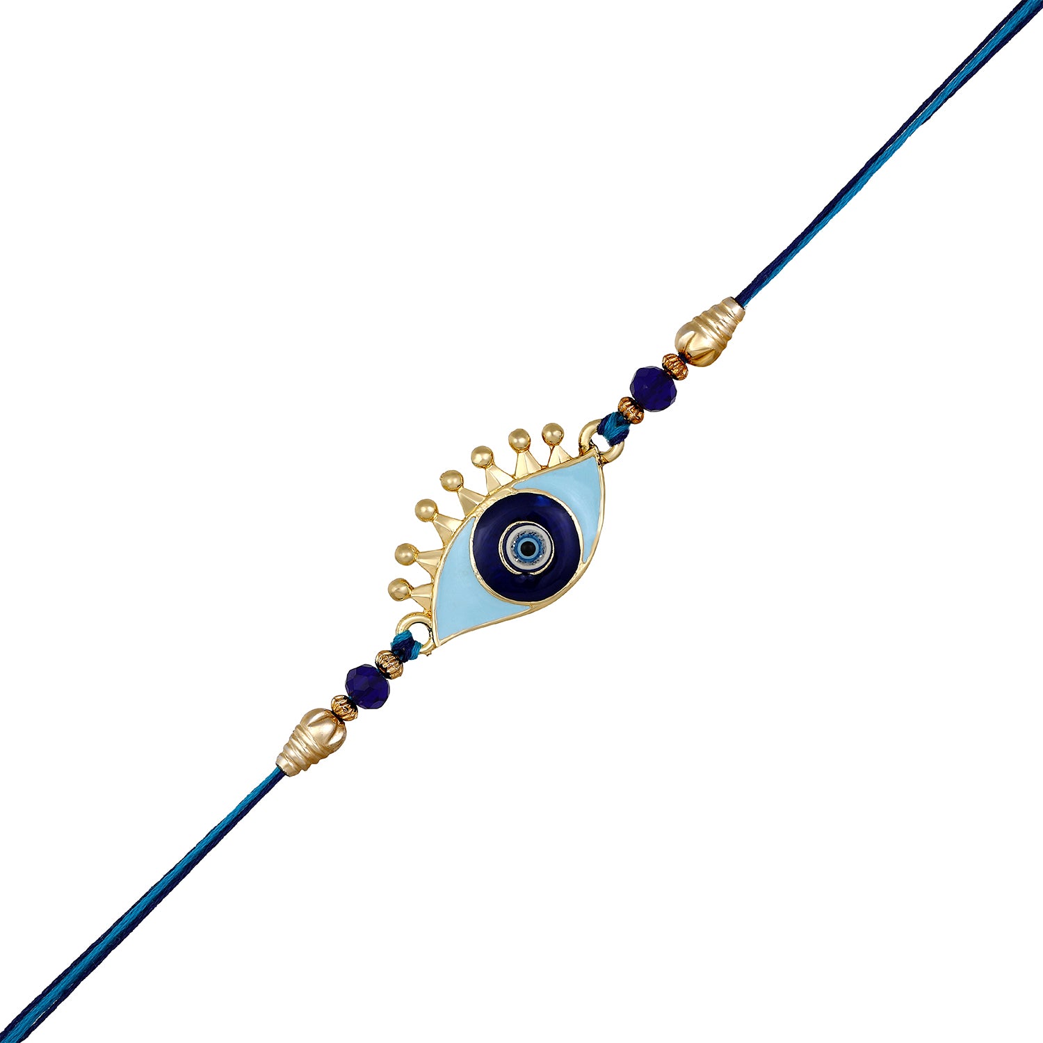 Auspicious Evil Eye Meenakari Work Rakhi