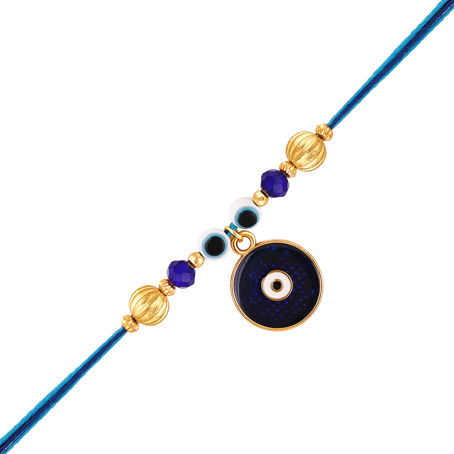 Auspicious Evil Eye Meenakari Work Rakhi