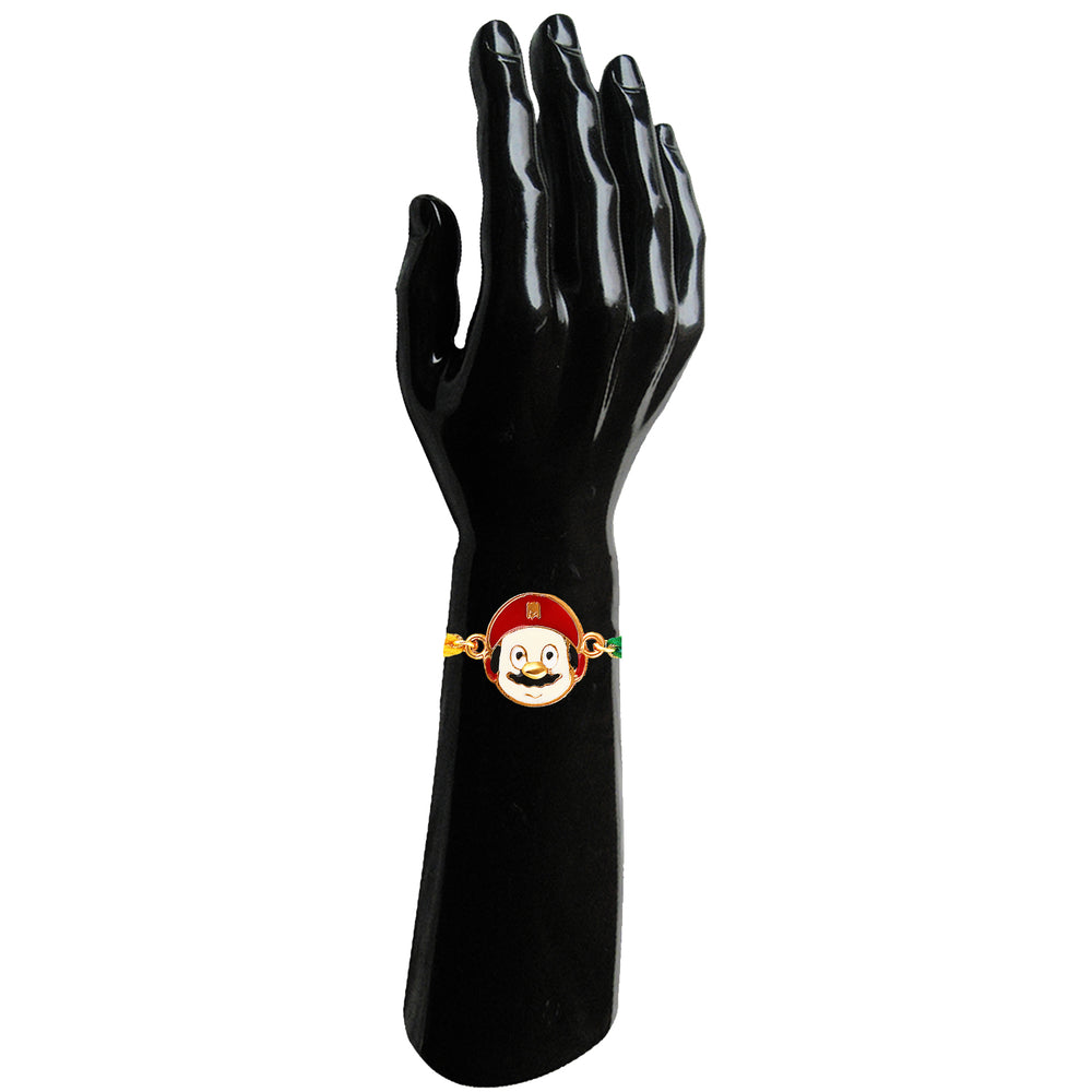 Meena Work Enameled Cartoon Rakhi