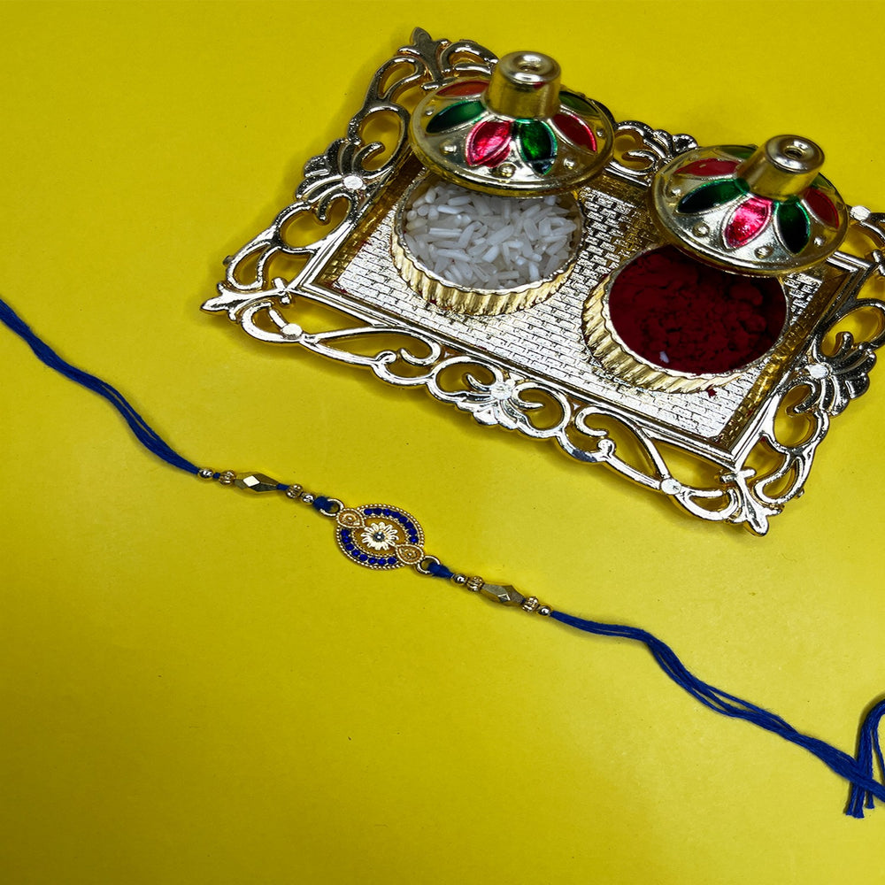 Floral Stued Rakhi