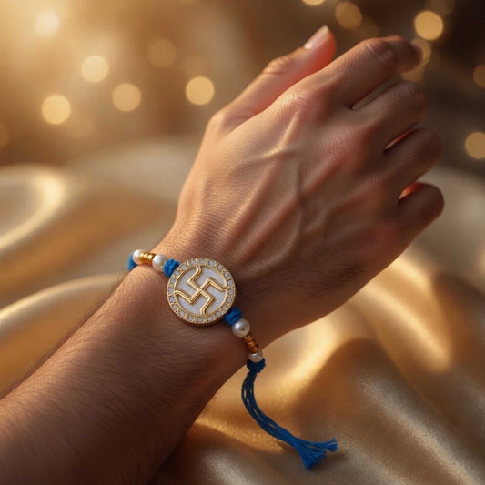 Swastik Rakhi for Bhai