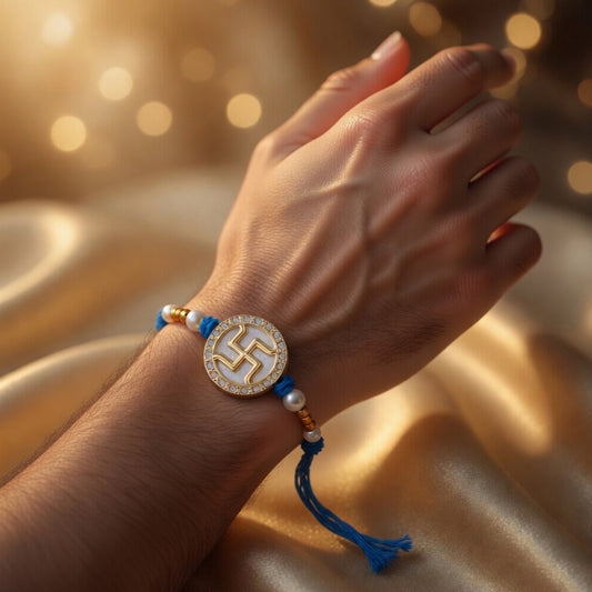 Swastik Rakhi for Bhai