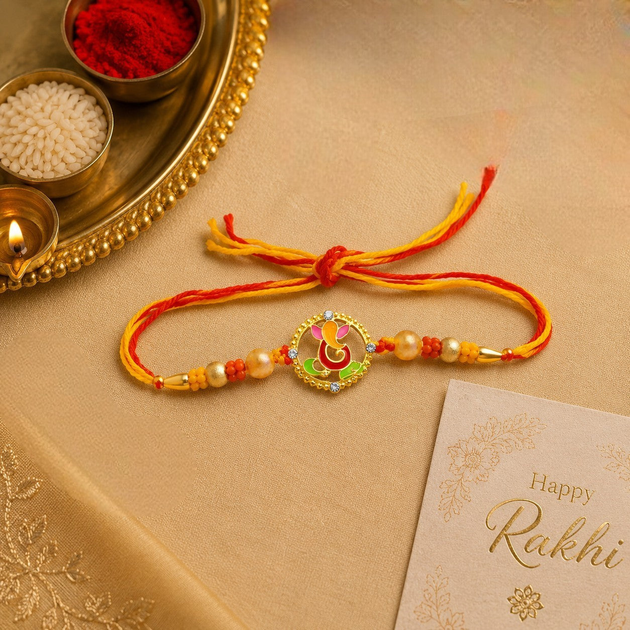 Divine Ganesha Rakhi for Brother