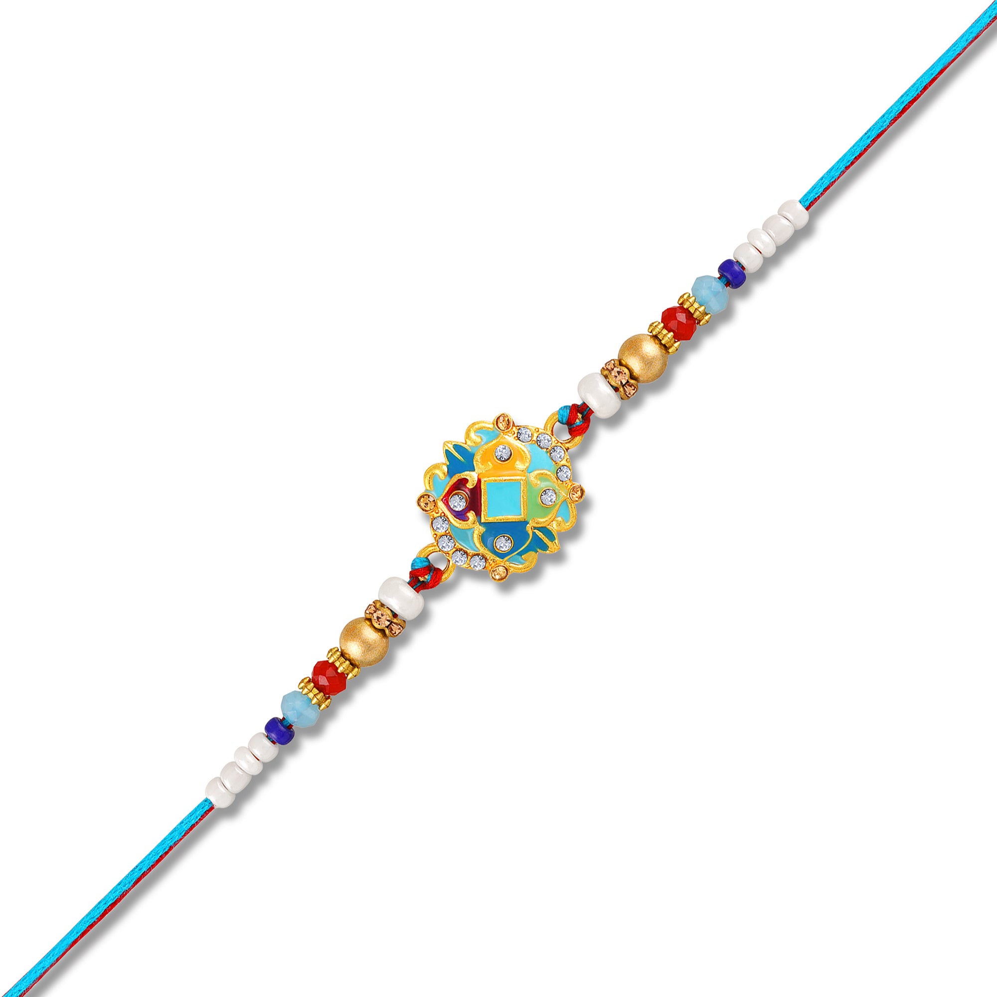 Elegant Meenakari Rakhi for Brother