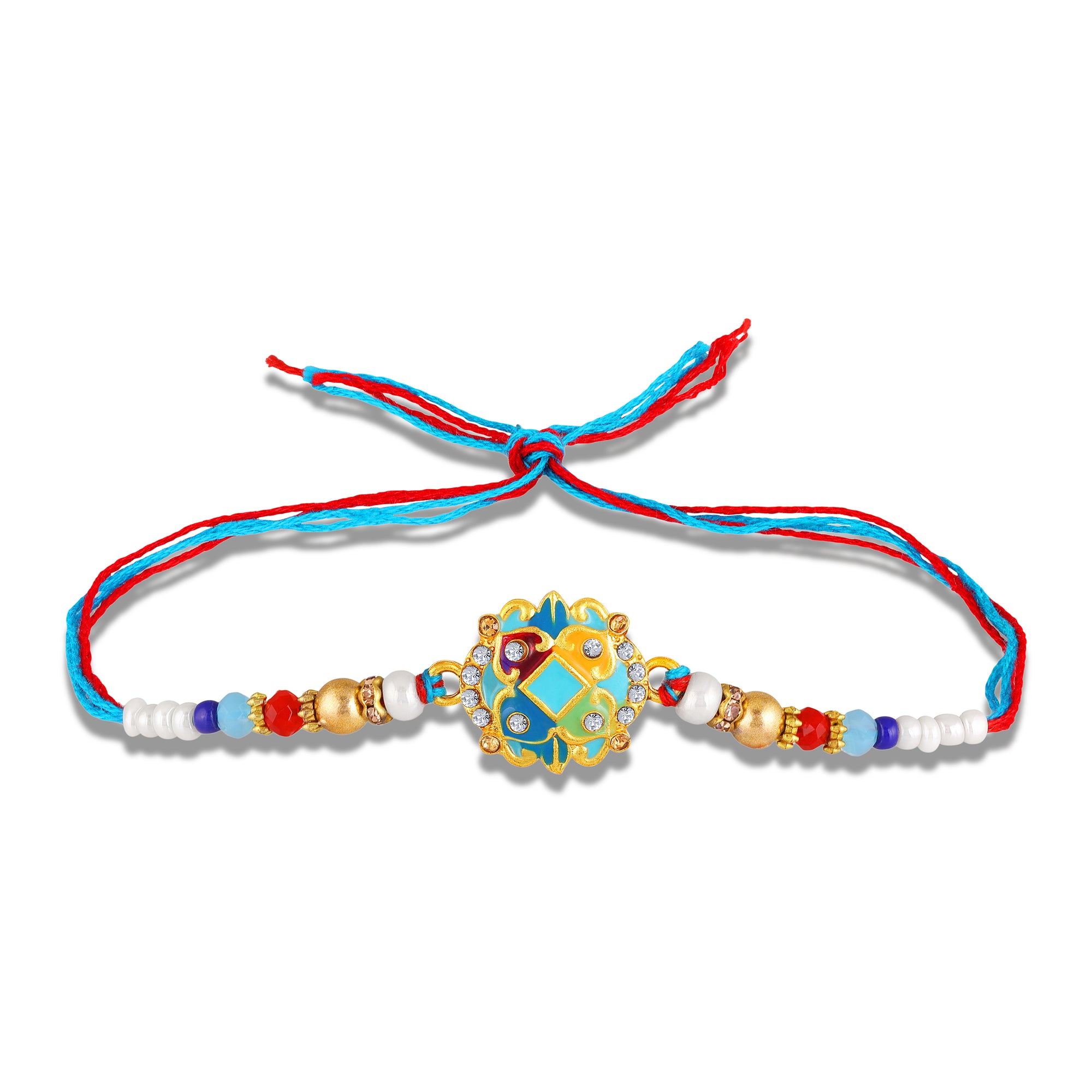 Elegant Meenakari Rakhi for Brother