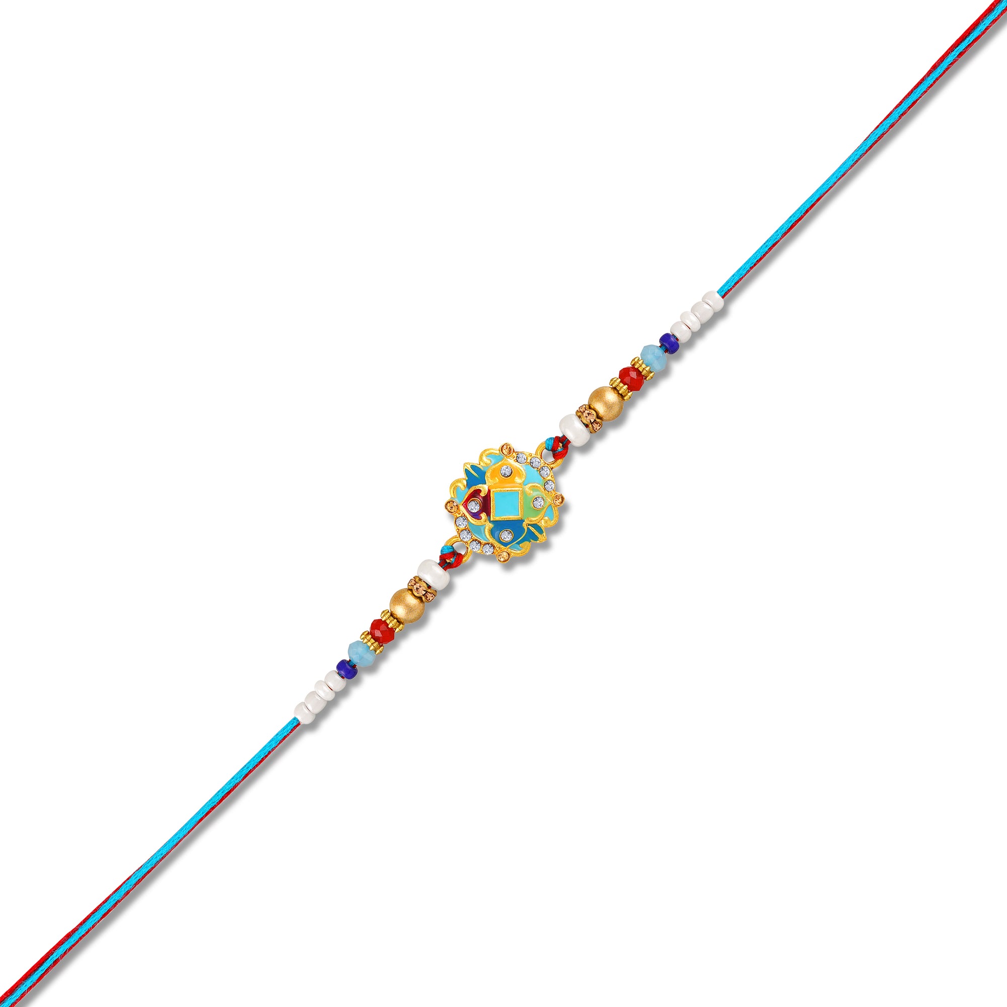 Elegant Meenakari Rakhi for Brother
