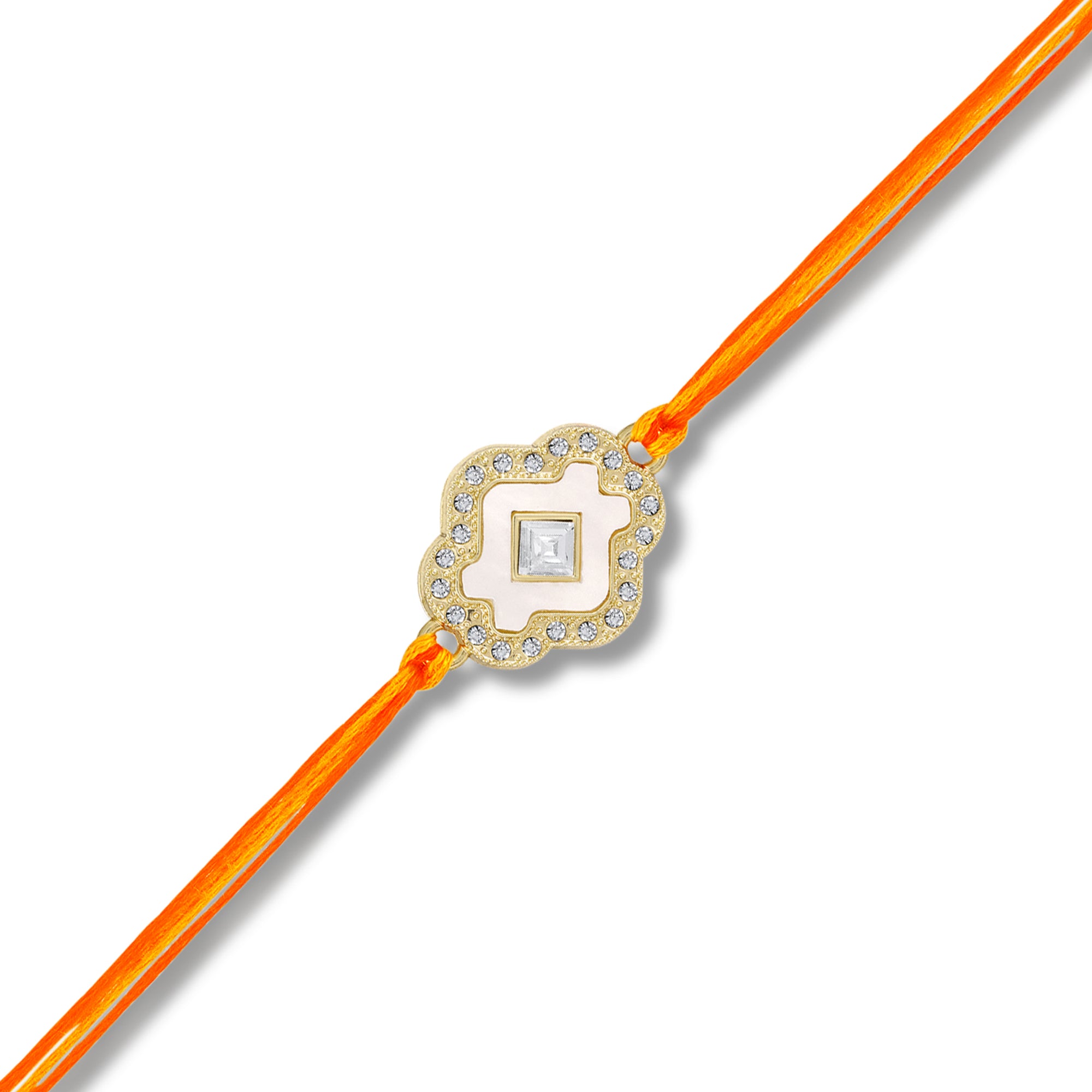 Elegant Floral Rakhi for Bhai