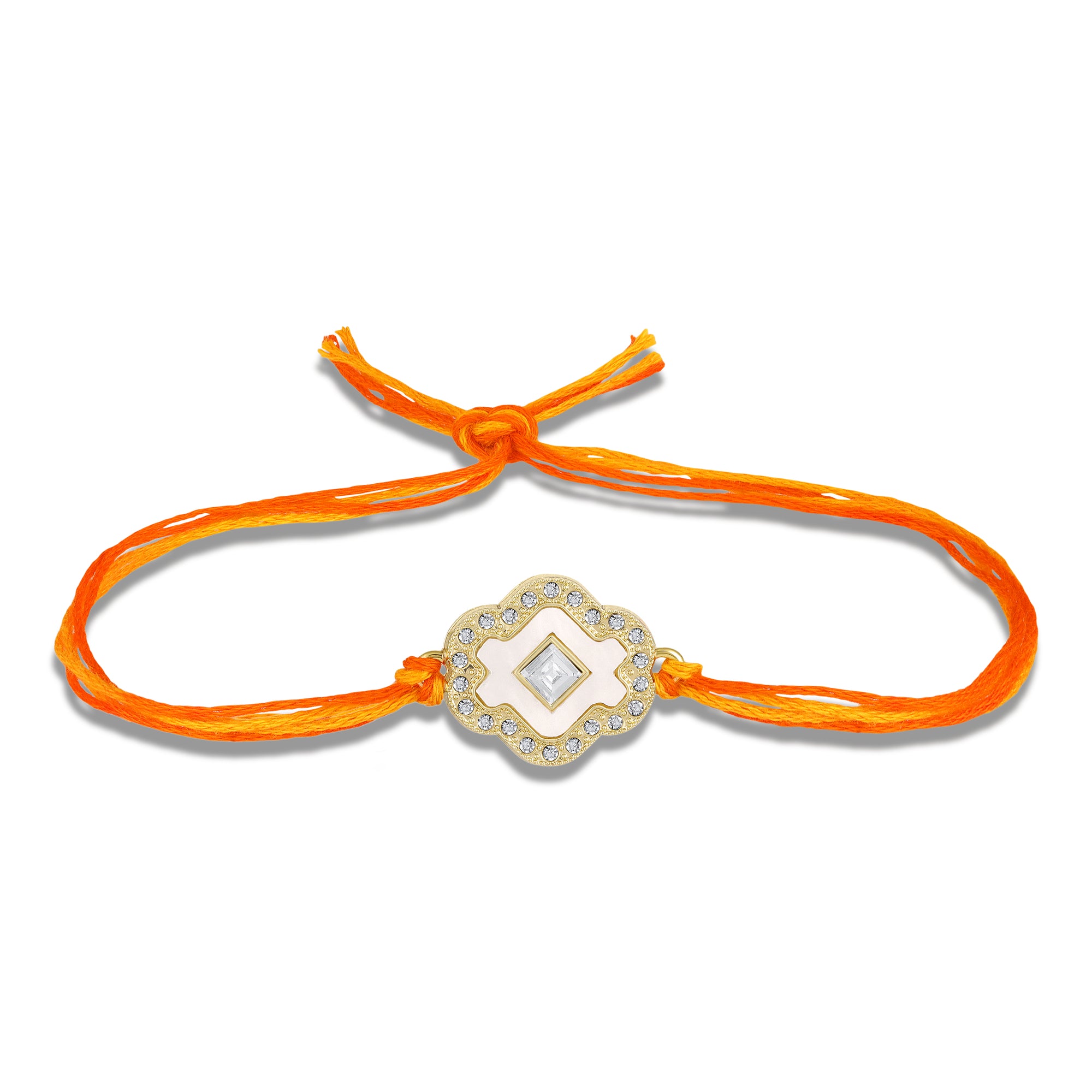 Elegant Floral Rakhi for Bhai