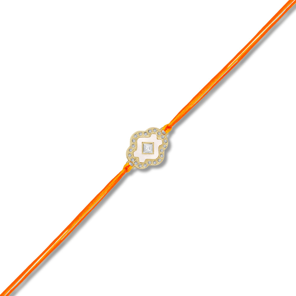 Elegant Floral Rakhi for Bhai