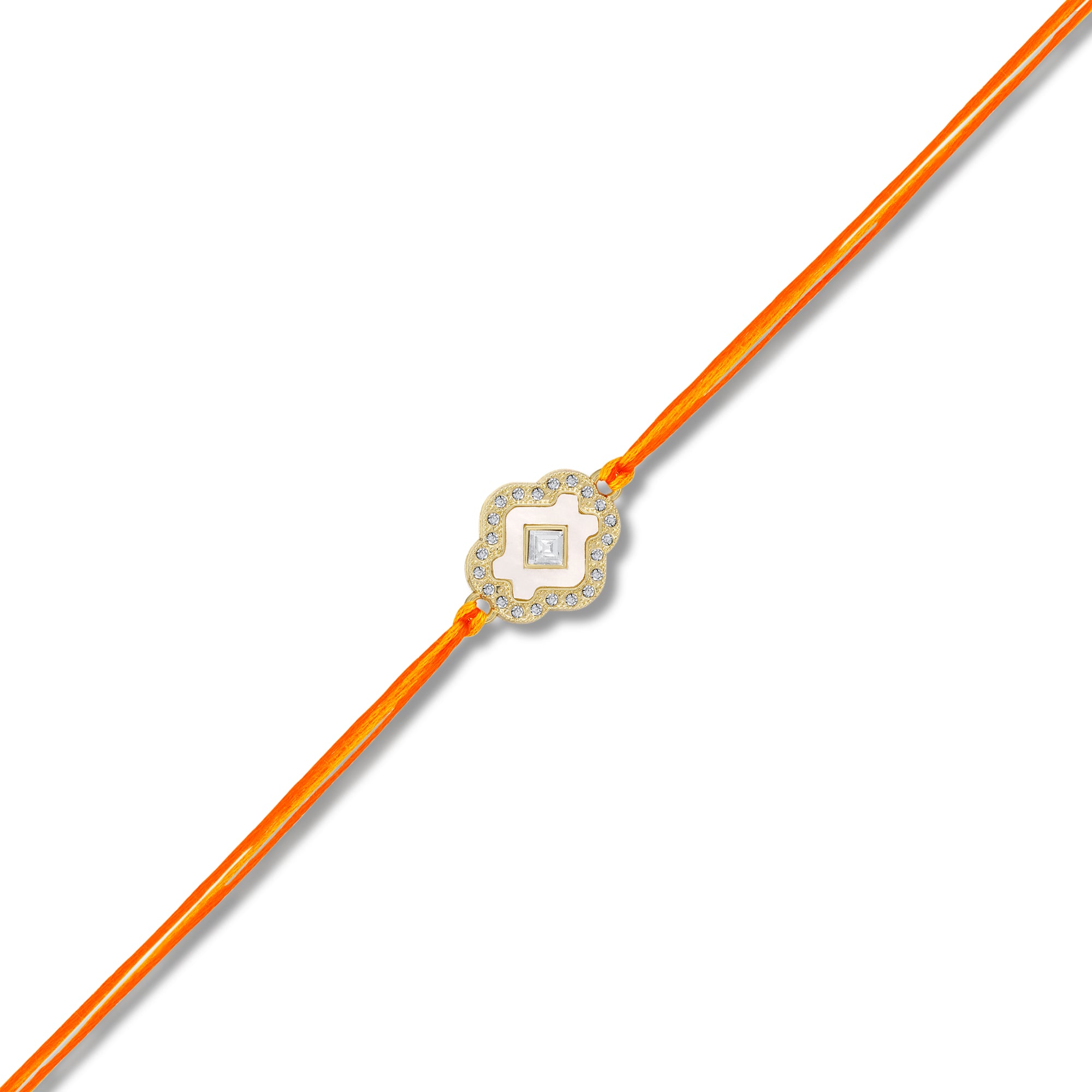 Elegant Floral Rakhi for Bhai