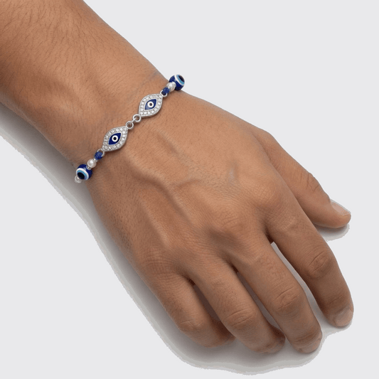 Blue Evil Eye Rakhi for Brother