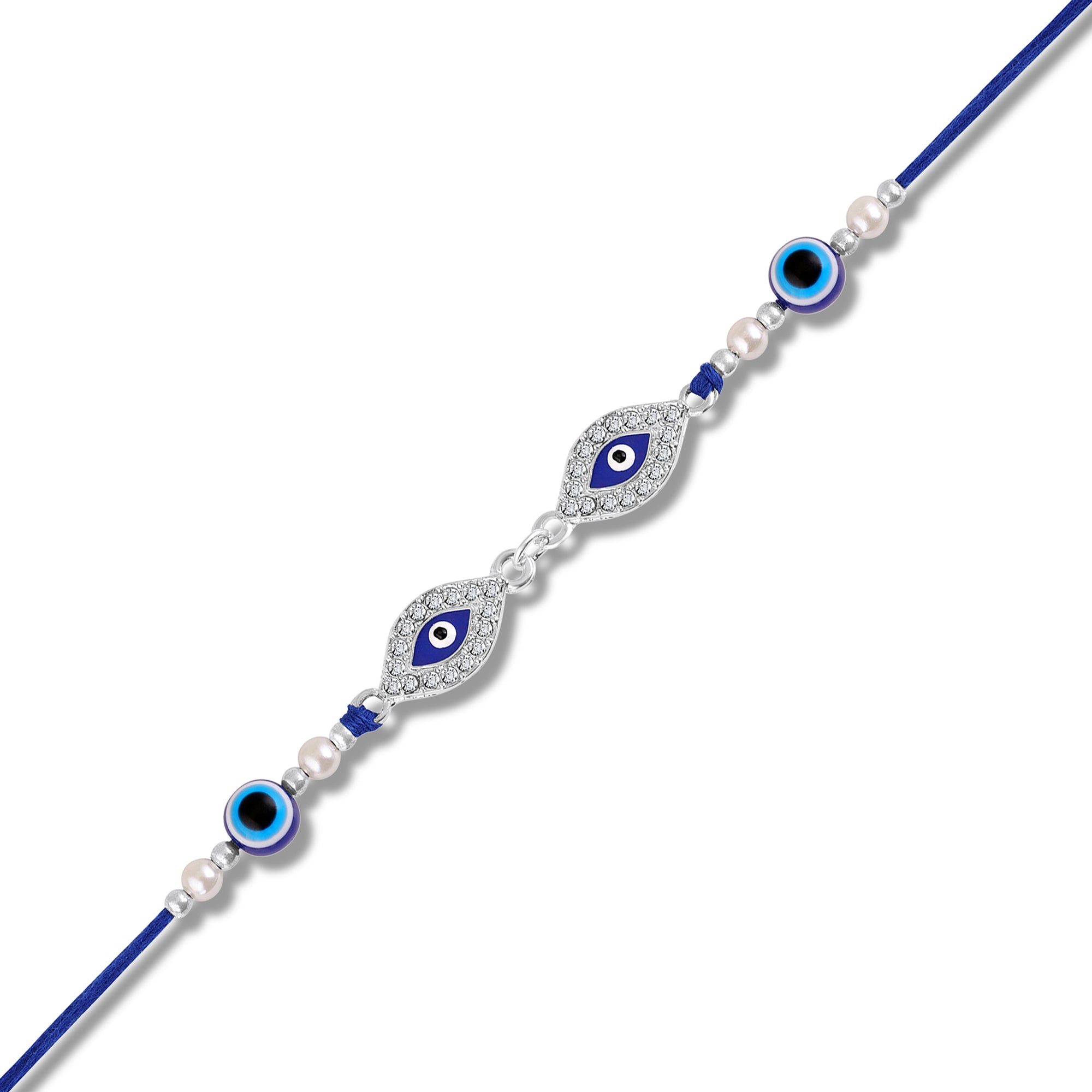 Blue Evil Eye Rakhi for Brother