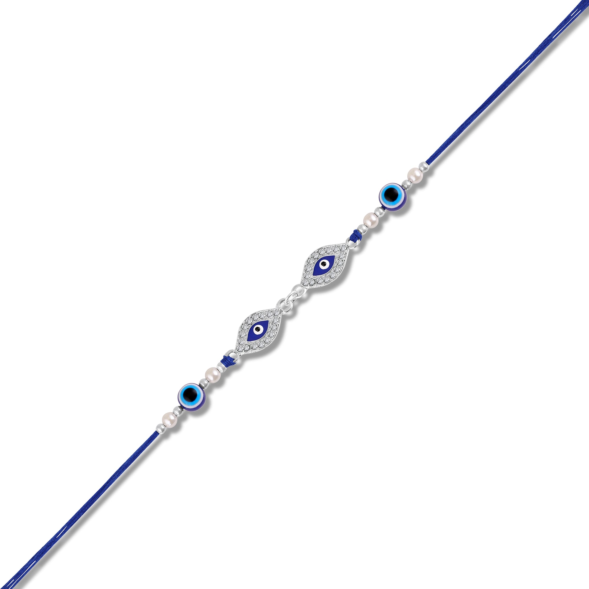 Blue Evil Eye Rakhi for Brother
