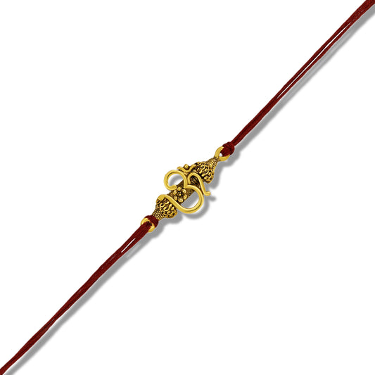 Traditional Om Design Rakshabandhan Rakhi