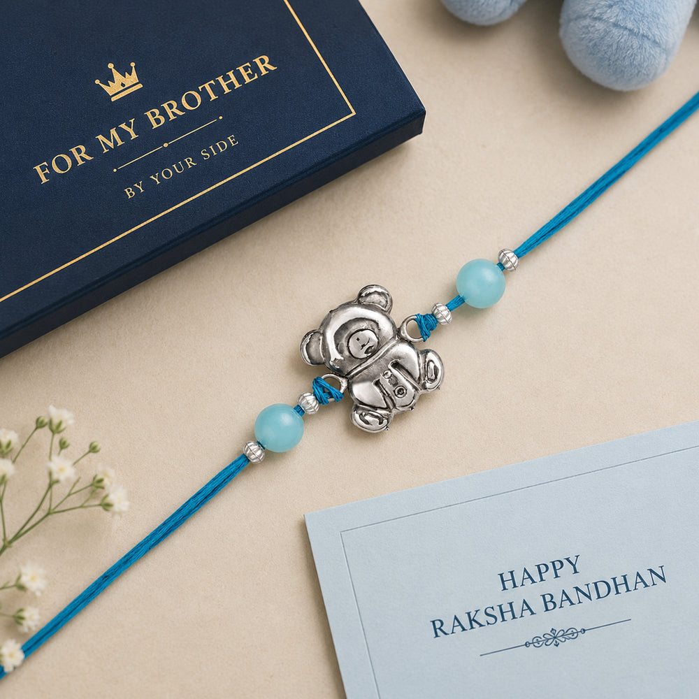 Cute Teddy Bear Cartoon Rakhi