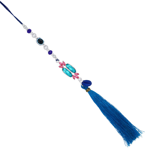 Simple and Classic Evil Eye Bhabhi Rakhi