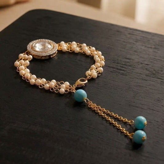 Artificial Pearl Lumba Rakhi