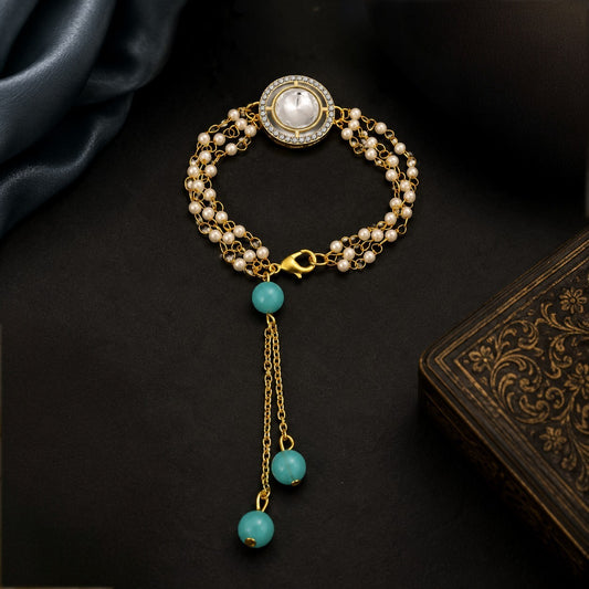 Artificial Pearl Lumba Rakhi