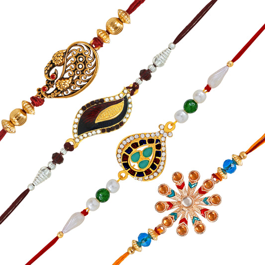 Combo of 4 Designer Rakhis