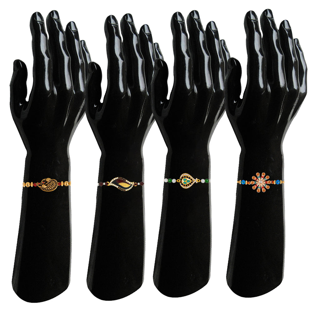 Combo of 4 Designer Rakhis