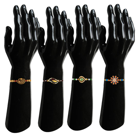 Combo of 4 Designer Rakhis