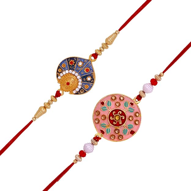 Combo of Meenakari Work Rakhi's