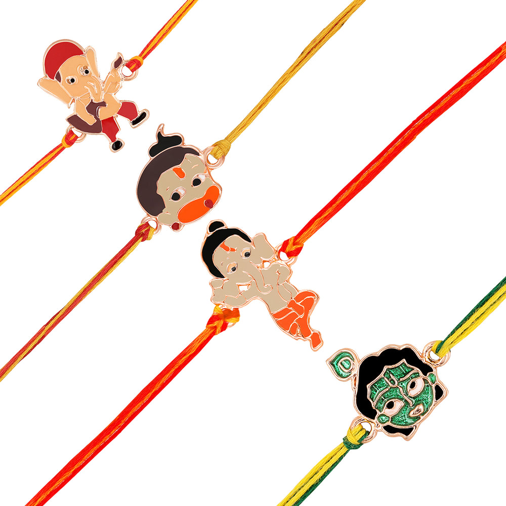 Combo of Bal Hanuman Bal Ganesh and Bal Krishna