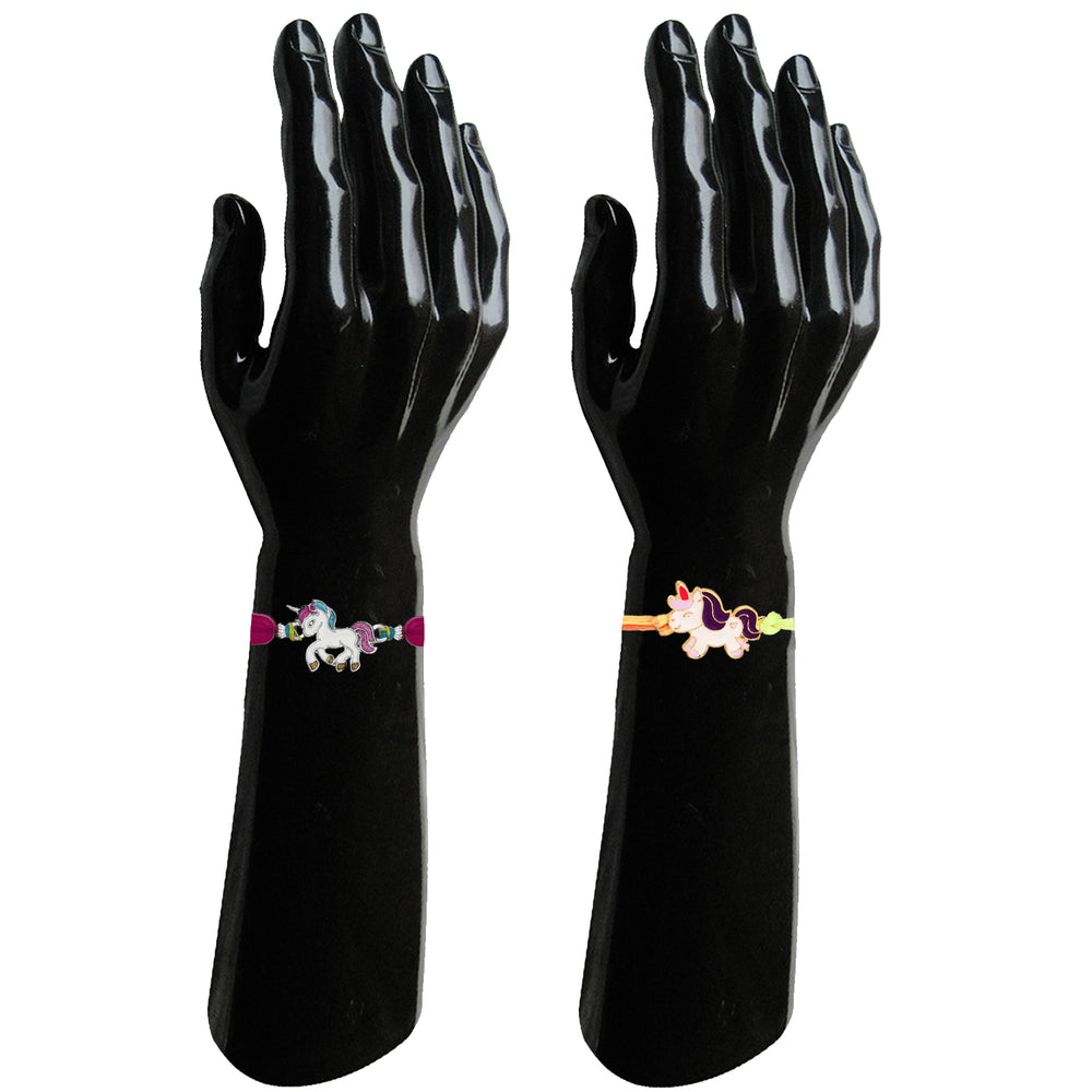 Combo of 2 Unicorn-Shaped Rakhis