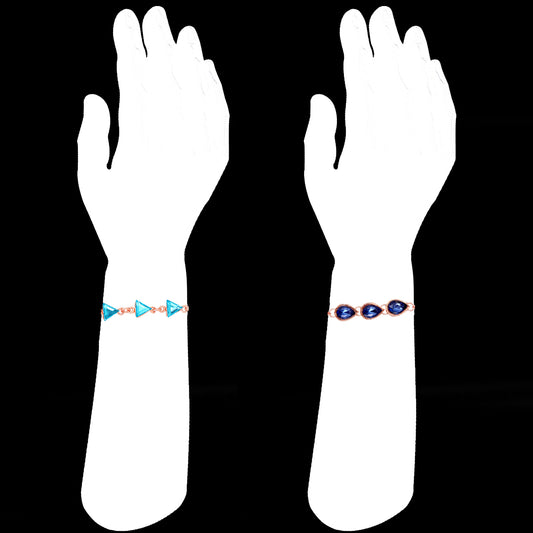 Combo of 2 Bracelet Style Rakhis
